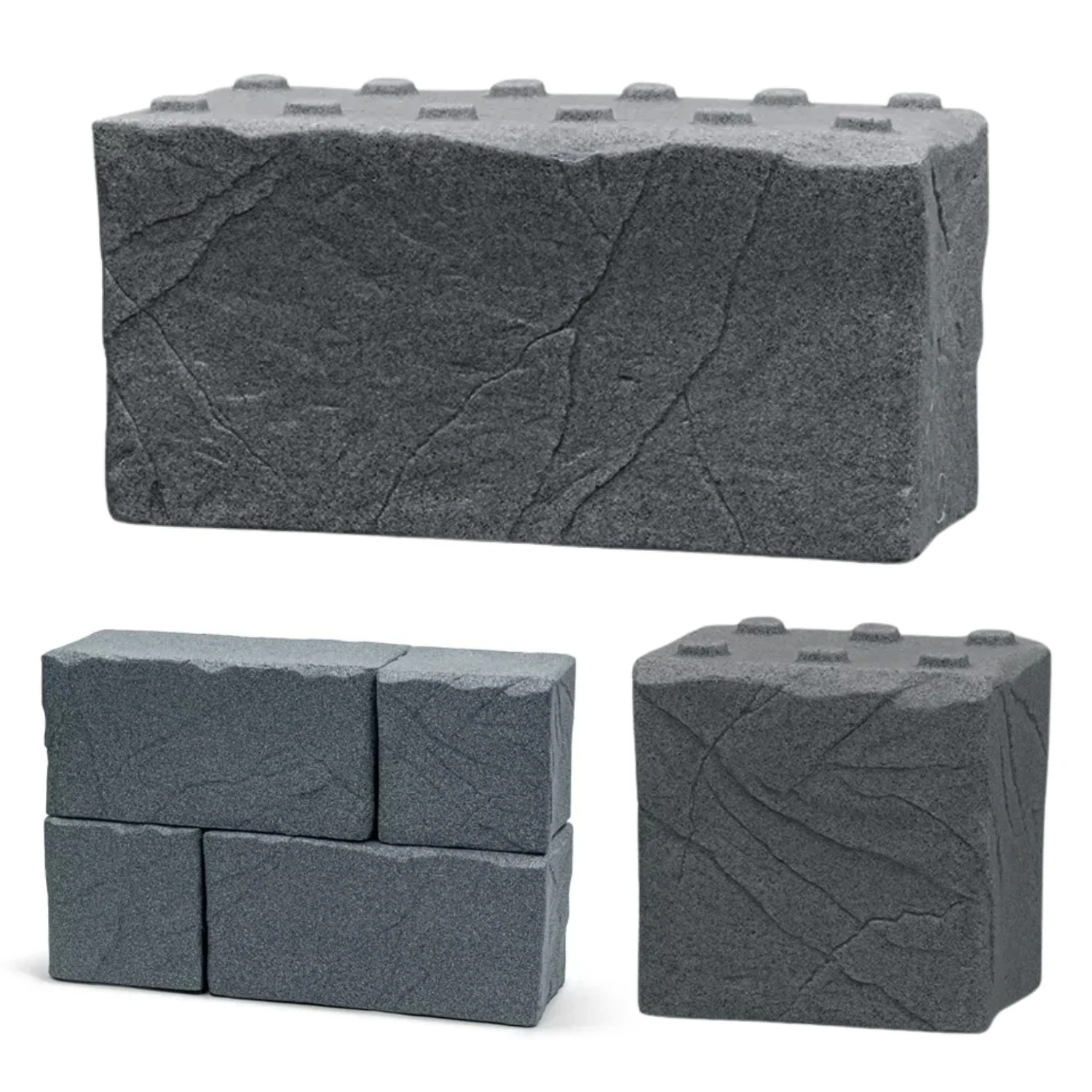 Резервуар для дощової води 400 л HDPE світло-сірий 116x38x114 см