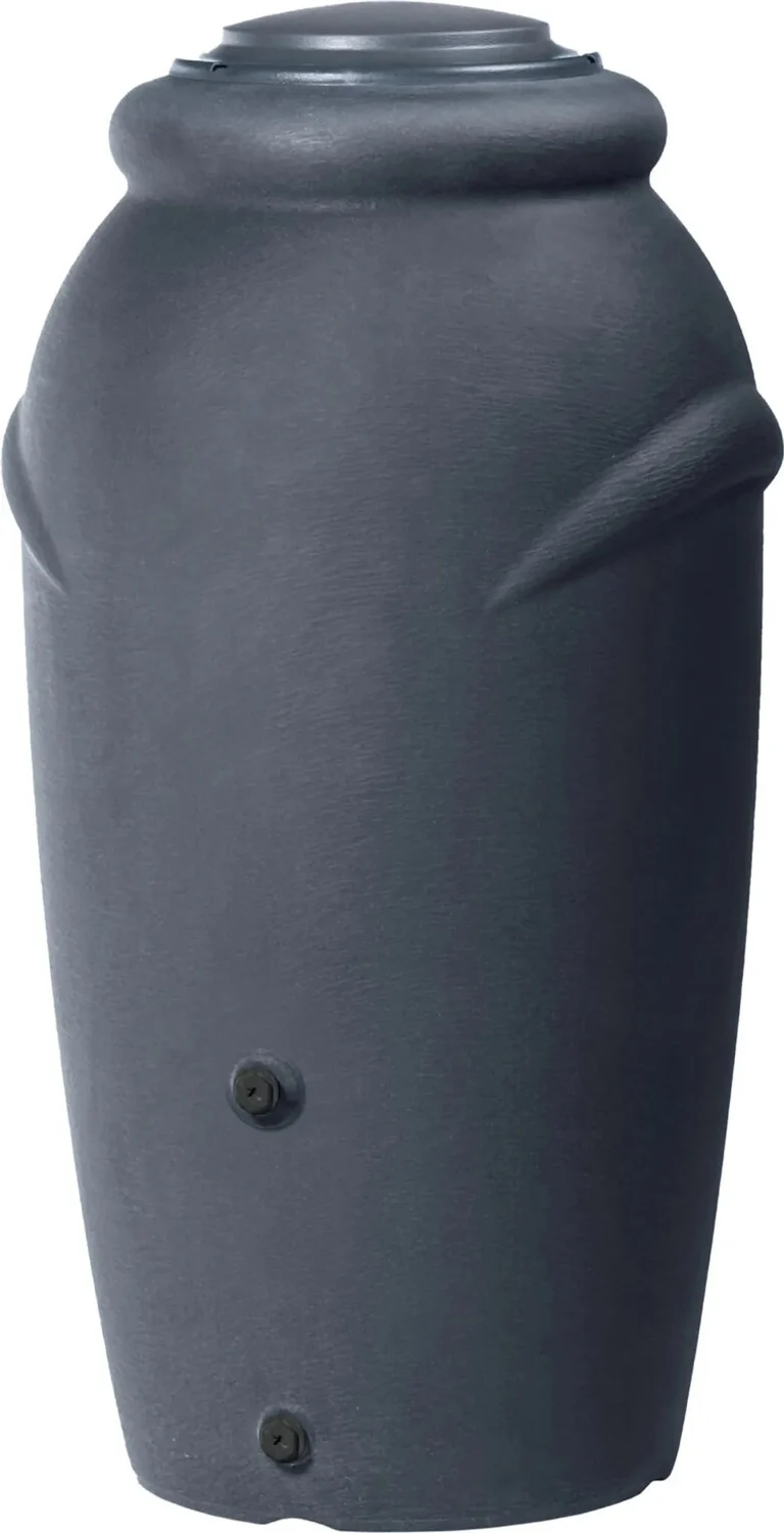 Резервуар для дощової води 210 л HDPE пластик антрацитовий 560x596x1130 мм