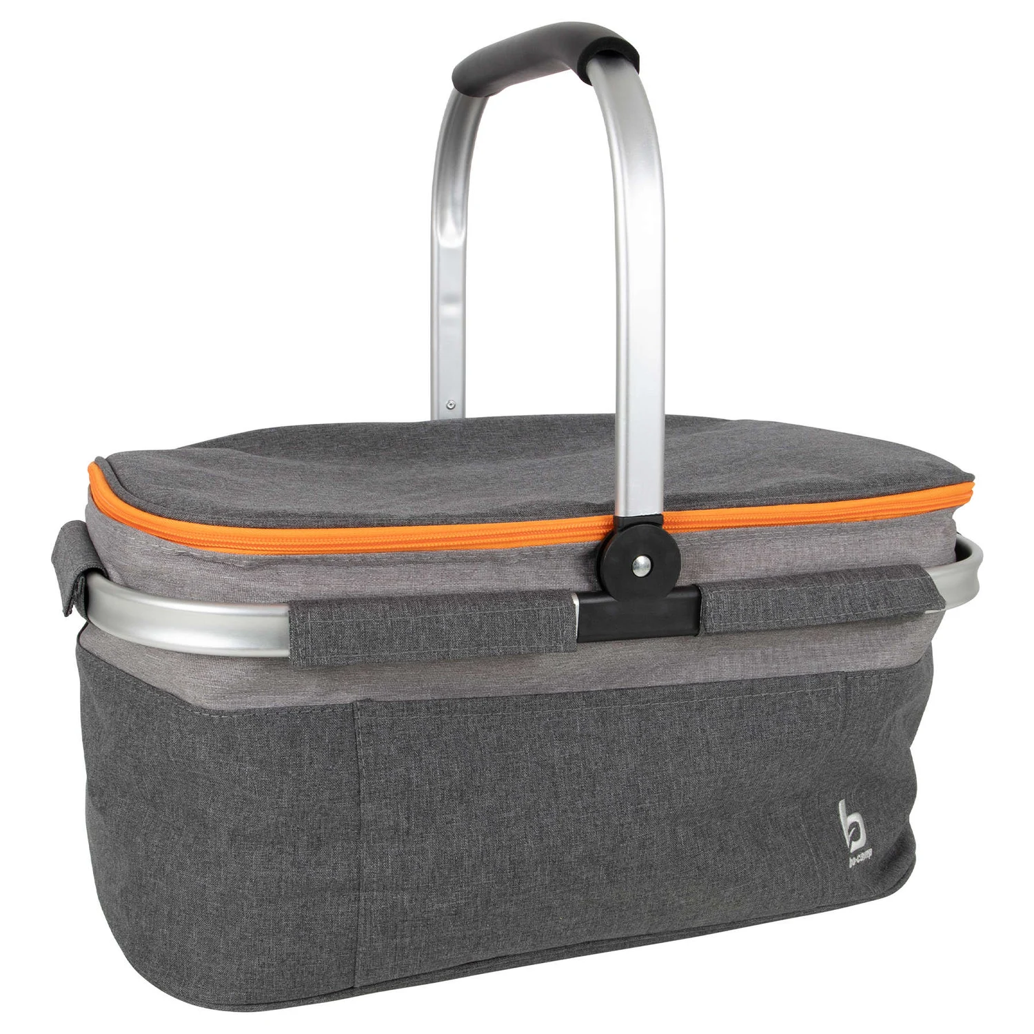 Термосумка Bo-Camp Cooler Basket 26 л Поліестер Oxford 600D Сіра 470х290х240 мм