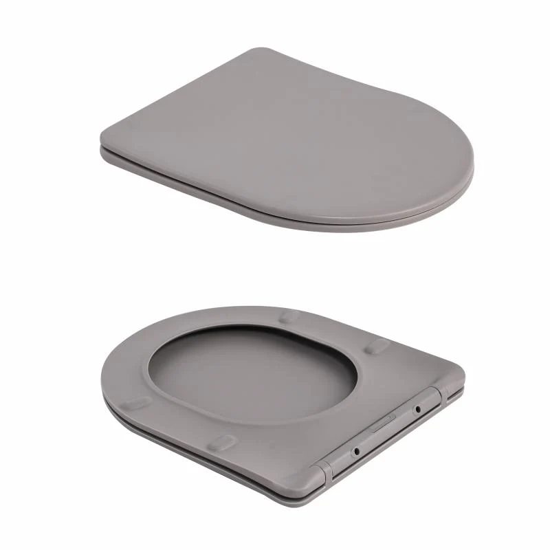 Унітаз підвісний Robin Ultra Quiet 490x365x325 мм кераміка Stone Grey з сидінням Slim Duroplast
