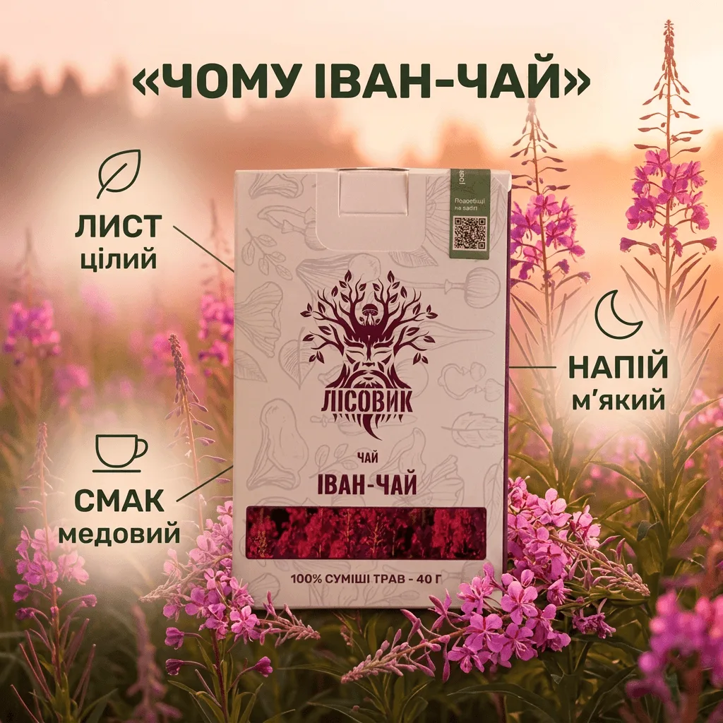 Чай Іван-чай ферментований 40 г
