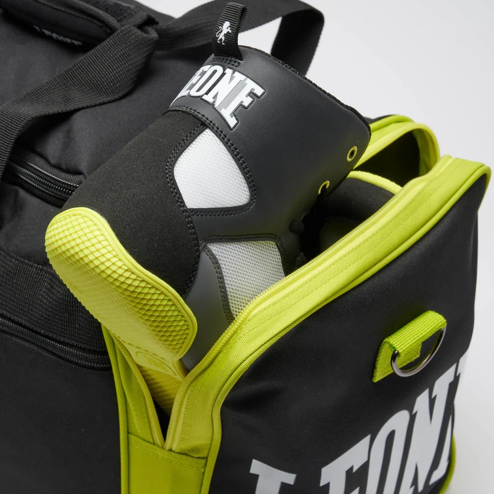 Спортивна сумка LEONE AC956 Color Block 45л поліестер чорна 60x32 см