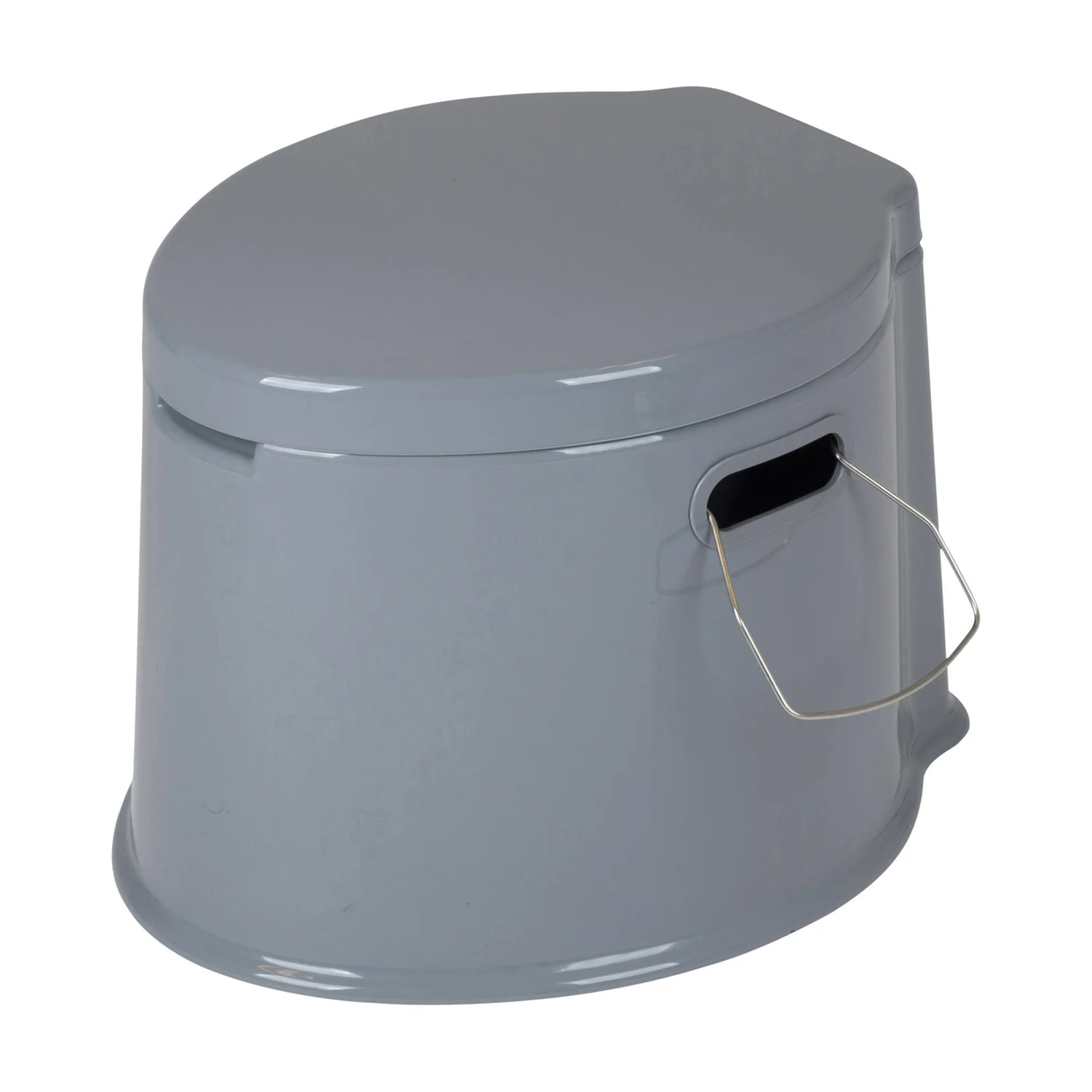 Біотуалет Bo-Camp Portable Toilet 7 л поліетилен 50х43х35 см сірий