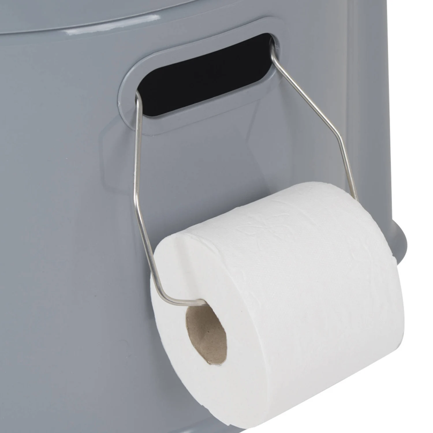 Біотуалет Bo-Camp Portable Toilet 7 л поліетилен 50х43х35 см сірий