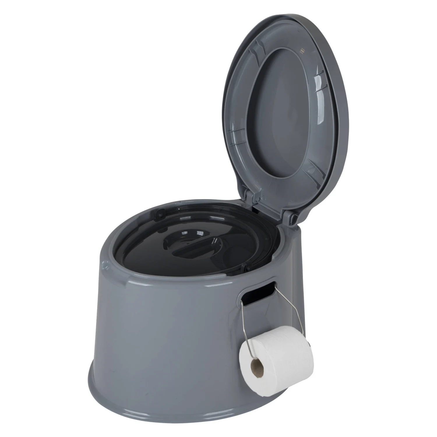 Біотуалет Bo-Camp Portable Toilet 7 л поліетилен 50х43х35 см сірий