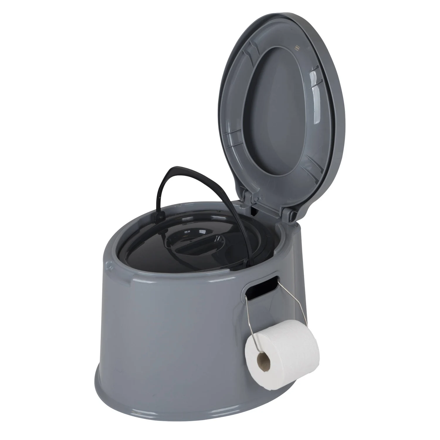 Біотуалет Bo-Camp Portable Toilet 7 л поліетилен 50х43х35 см сірий