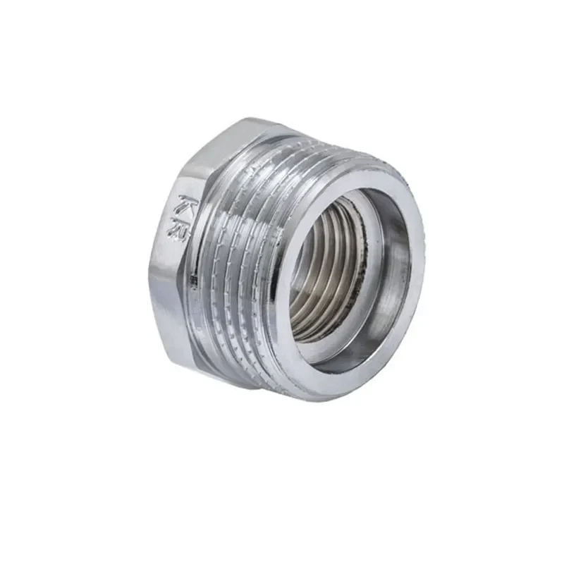 Футорка 1/2"х1" внутрішня-зовнішня хром Koer KF.F0610.chr