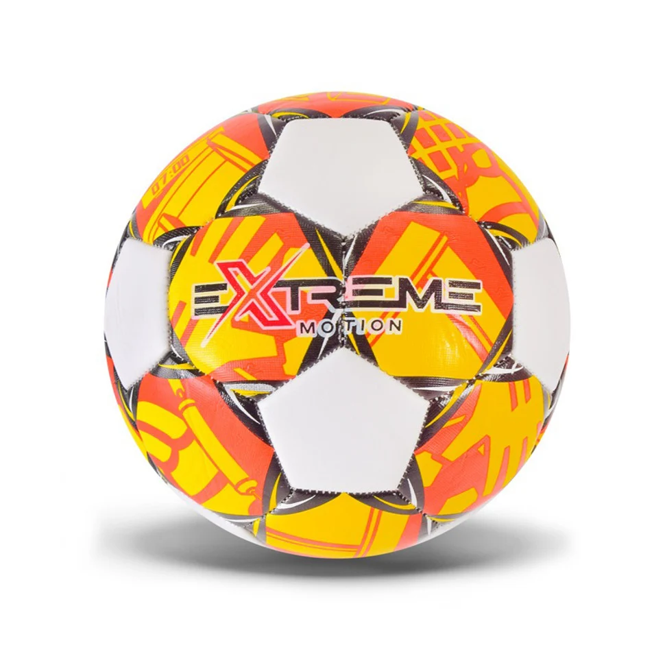 Футбольний м'яч Extreme Motion FB24018 №5 Синтетична шкіра Жовтий 435 г