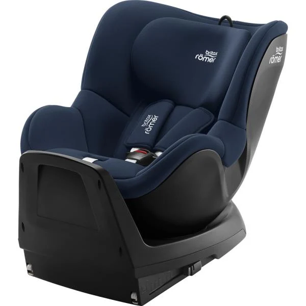 Автокрісло Britax-Romer Dualfix Plus 0+/1 0-20 кг поворотне темно-синій 44х74х55 см пластик текстиль