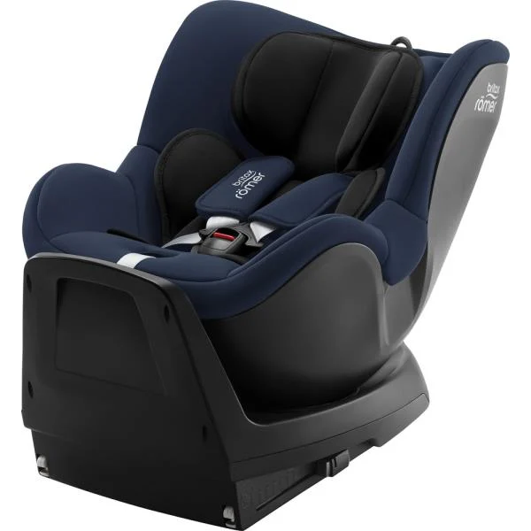 Автокрісло Britax-Romer Dualfix Plus 0+/1 0-20 кг поворотне темно-синій 44х74х55 см пластик текстиль