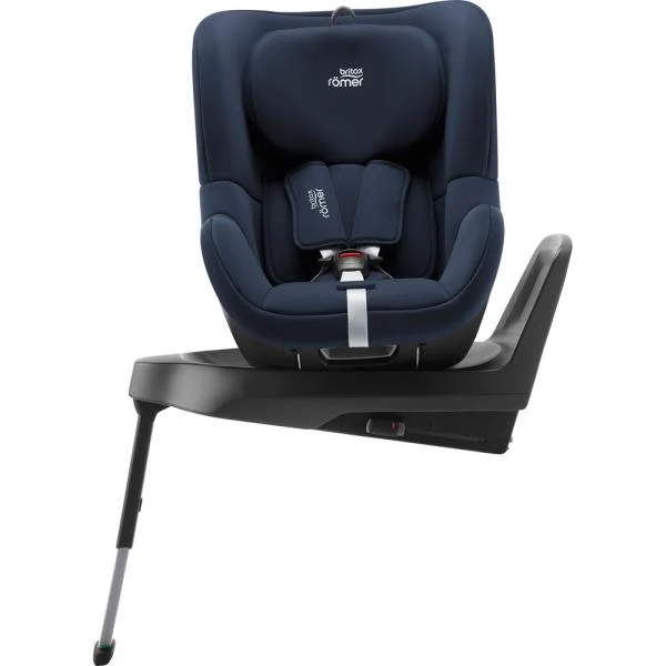 Автокрісло Britax-Romer Dualfix Plus 0+/1 0-20 кг поворотне темно-синій 44х74х55 см пластик текстиль