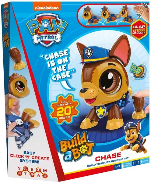 Інтерактивна іграшка Build a Bot Гончик зі звуками 15х13х10,5 см пластик різнобарвний