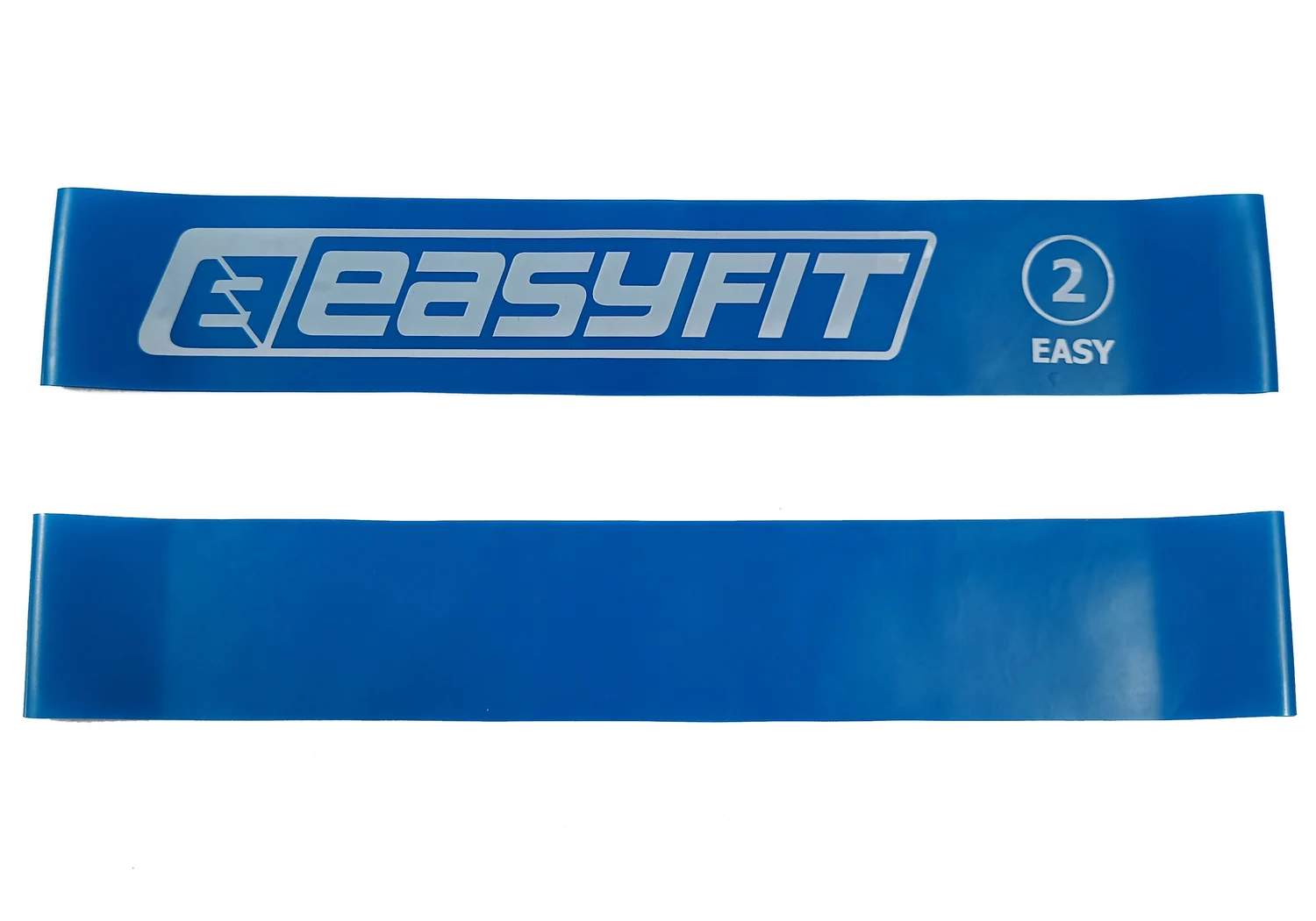 Резинка для фітнесу EasyFit №2 кільце 600x50x0,5 мм з латексу синя 5 кг