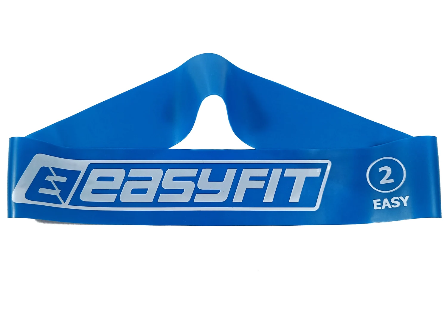 Резинка для фітнесу EasyFit №2 кільце 600x50x0,5 мм з латексу синя 5 кг