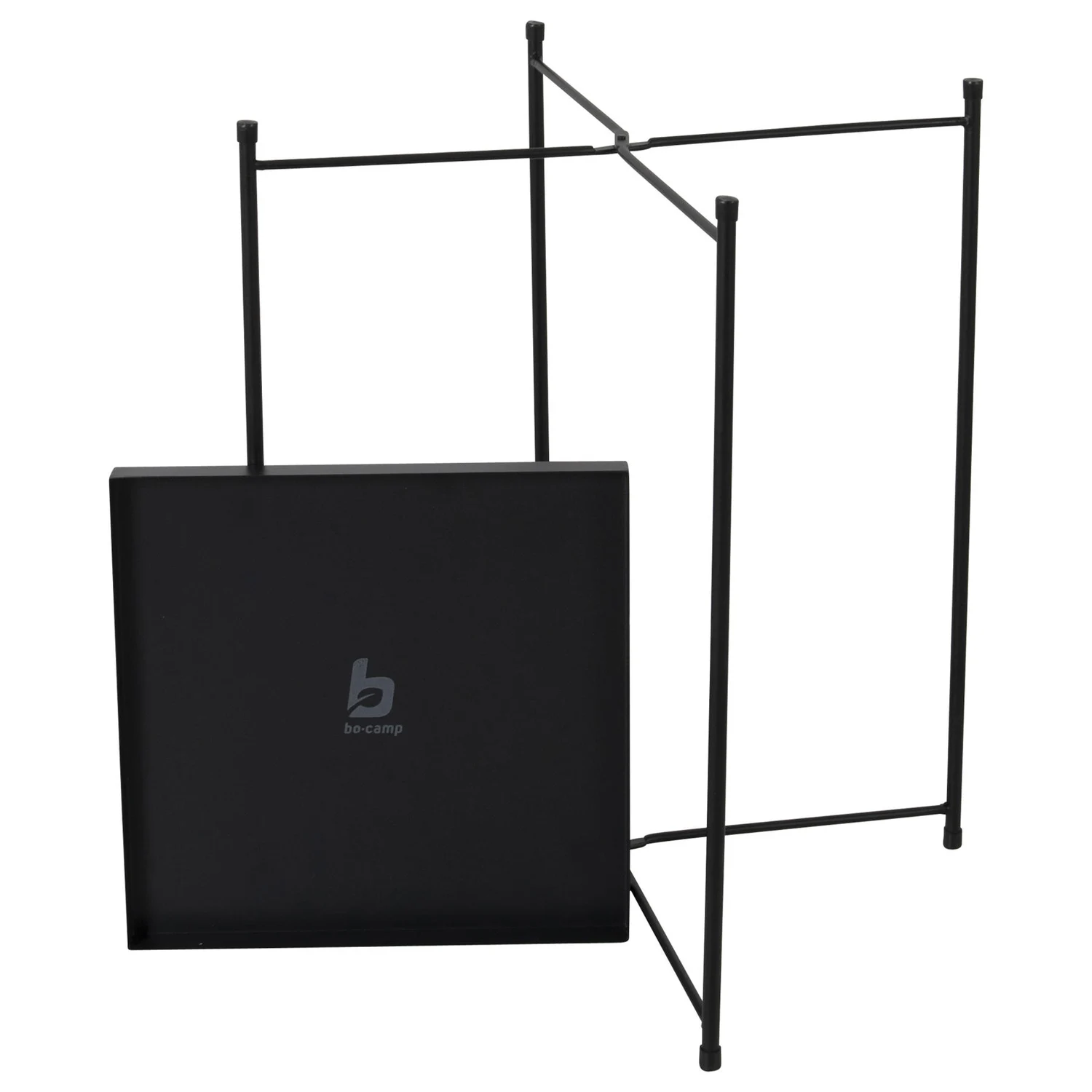 Складний столик Bo-Camp Bedford 30x30 см сталь чорний максимальне навантаження 15 кг