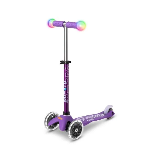 Триколісний самокат Mini Micro Deluxe Magic фіолетовий 30х11х6 см пластик 2-5 років