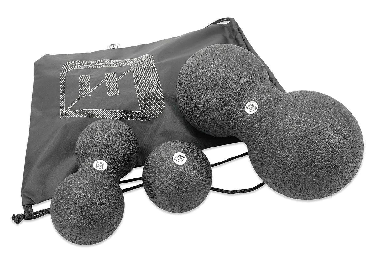 Набір масажних м'ячиків EasyFit MioSet-1 3 шт ЕПП 23х12 см 16х8 см 8 см