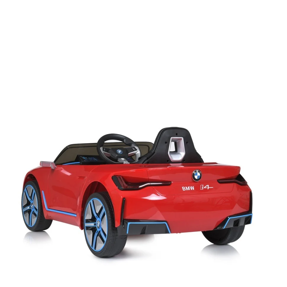 Детский электромобиль BMW JE1009EBLR-3(4WD) 115х67х45 см эко-шкіра до 30 кг