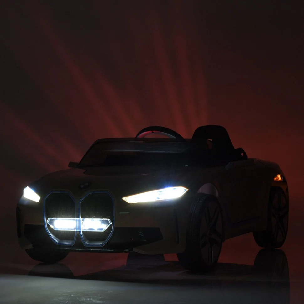 Детский электромобиль BMW JE1009EBLR-3(4WD) 115х67х45 см эко-шкіра до 30 кг