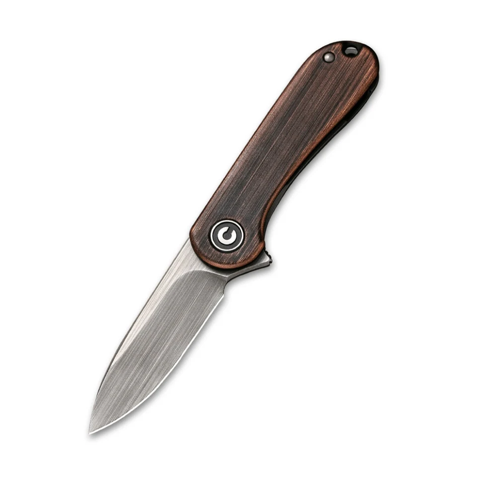 Складаний ніж Civivi Mini Elementum Flipper 46,5 мм 14C28N мідь коричневий