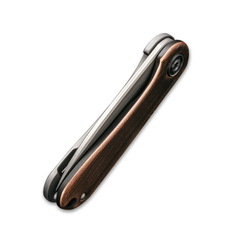 Складаний ніж Civivi Mini Elementum Flipper 46,5 мм 14C28N мідь коричневий