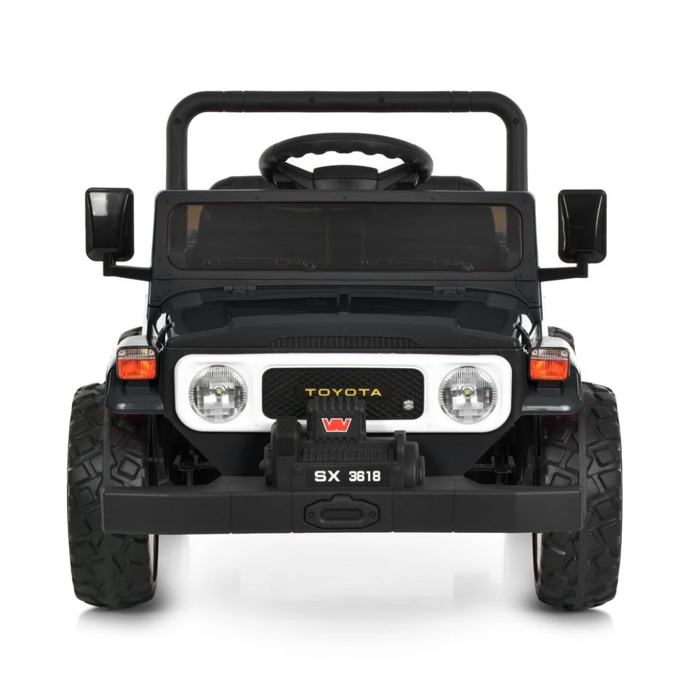Детский электромобиль Джип M 6308EBLR-2 113x63x57 см екокожа до 50 кг черный