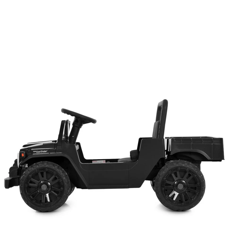 Детский электромобиль Джип M 6308EBLR-2 113x63x57 см екокожа до 50 кг черный