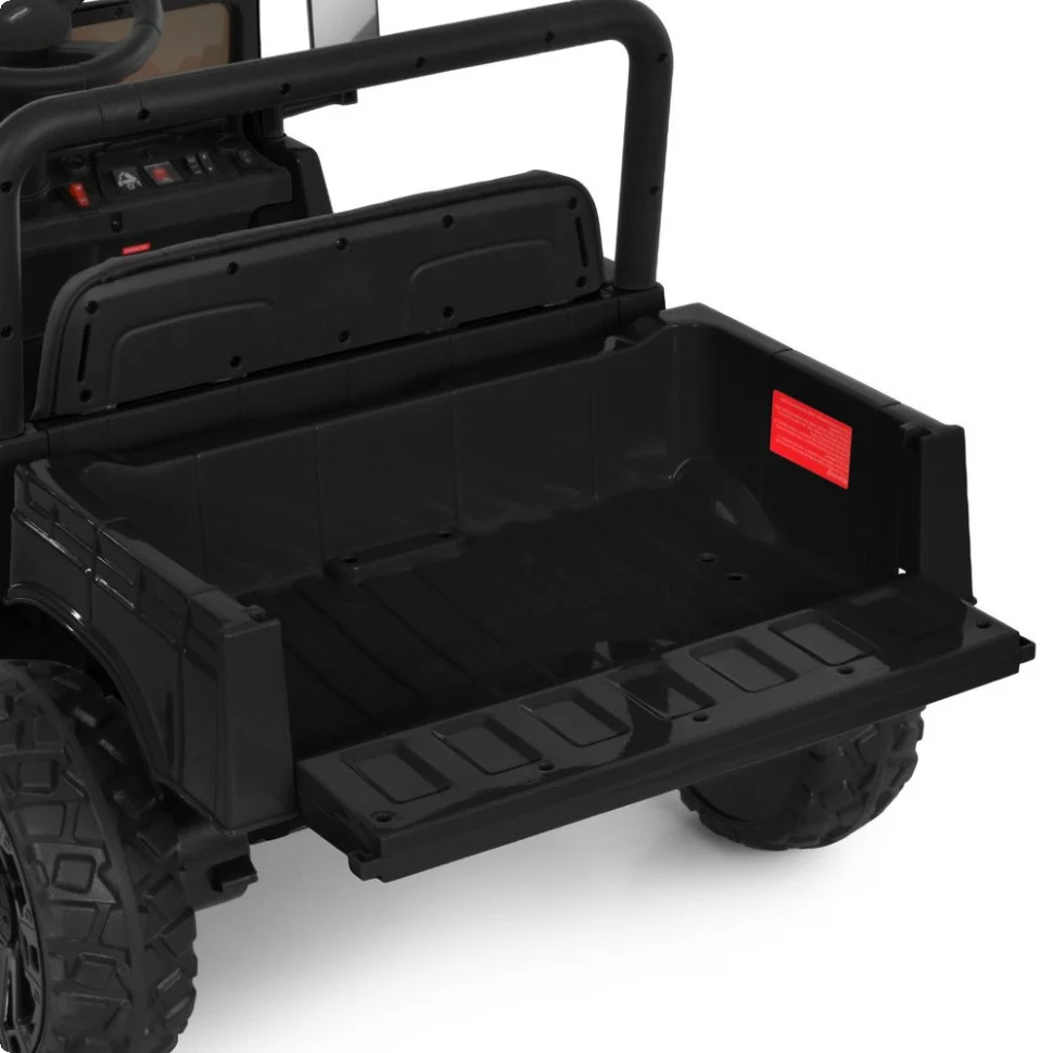 Детский электромобиль Джип M 6308EBLR-2 113x63x57 см екокожа до 50 кг черный