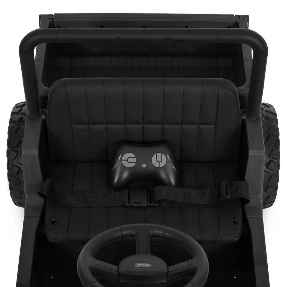 Детский электромобиль Джип M 6308EBLR-2 113x63x57 см екокожа до 50 кг черный