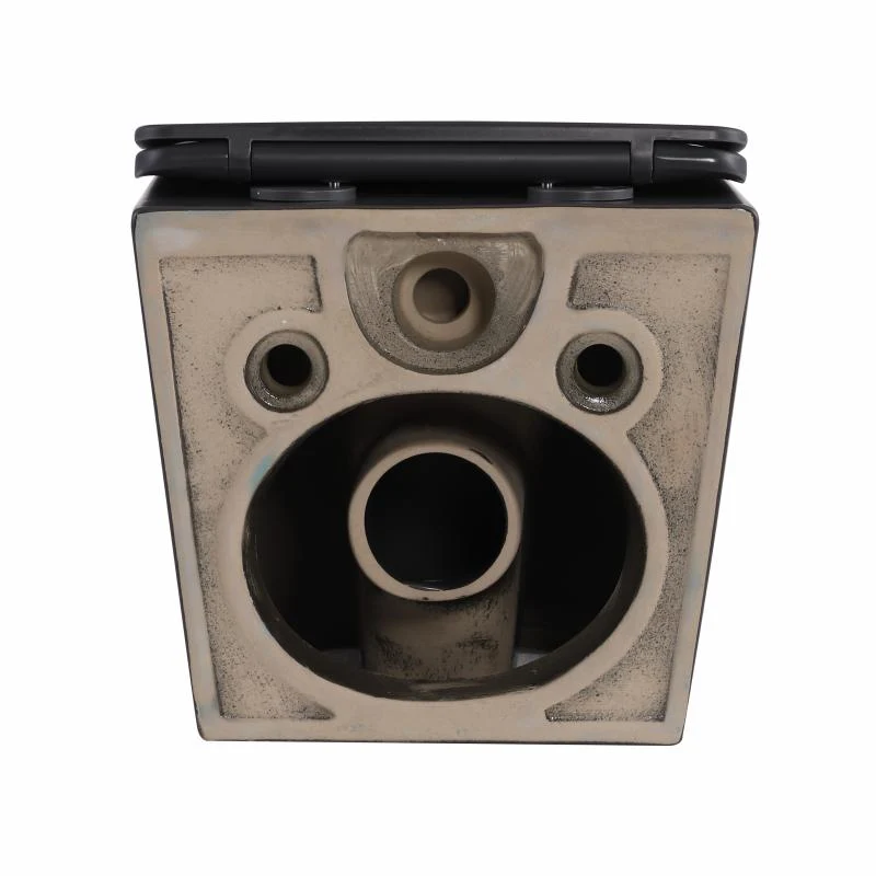 Унітаз підвісний Qtap Robin Ultra Quiet 520x365x340 мм Дюропласт Anthracite Soft-close Quick Release