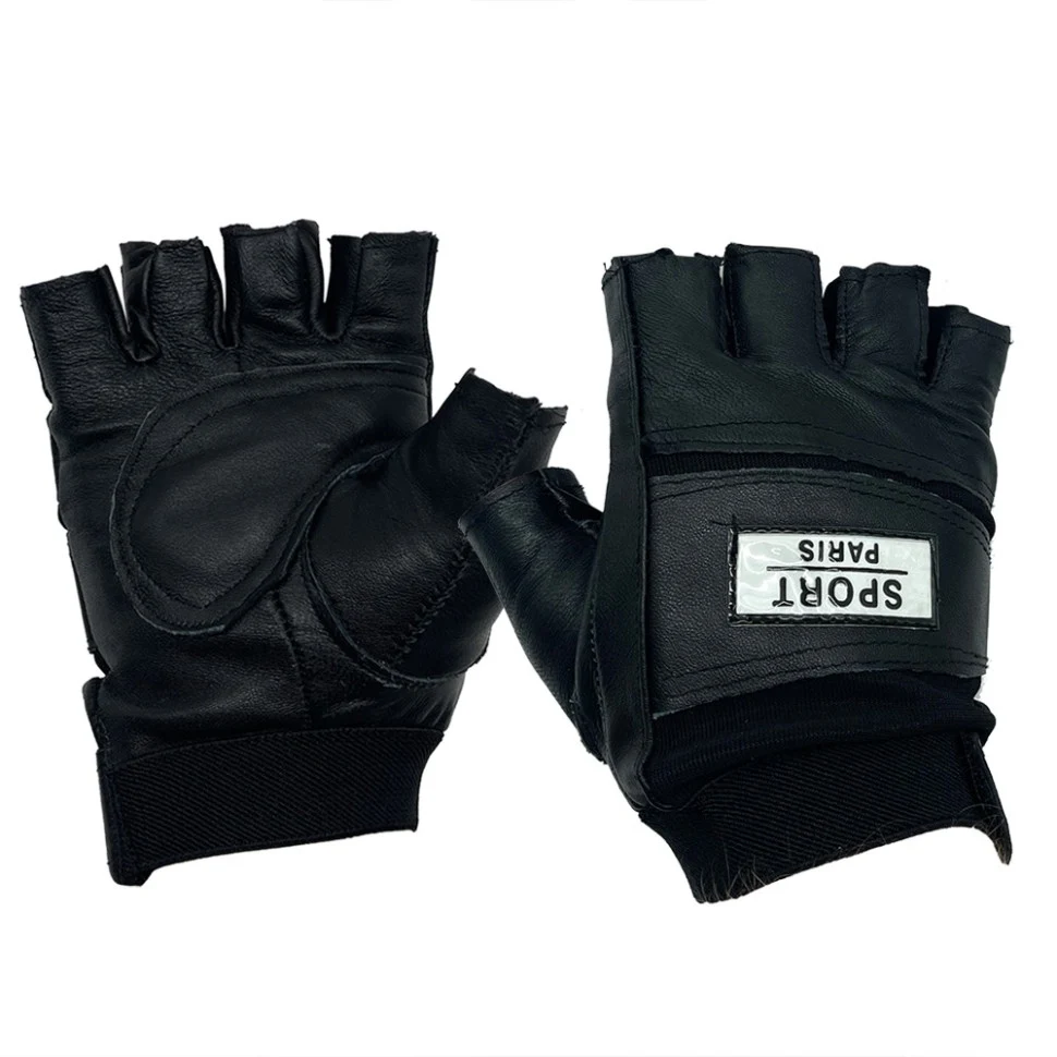 Перчатки для важкої атлетики Newt Gym NE-LG-32 шкіра чорні M