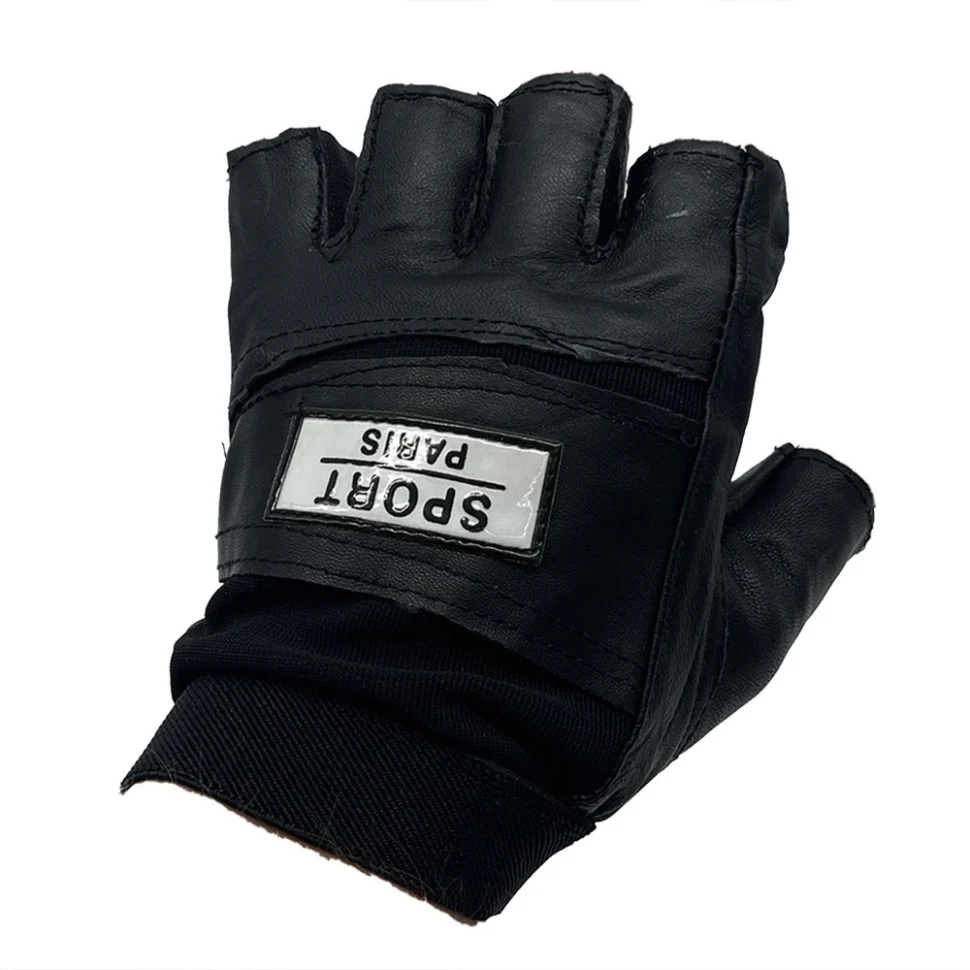 Перчатки для важкої атлетики Newt Gym NE-LG-32 шкіра чорні M