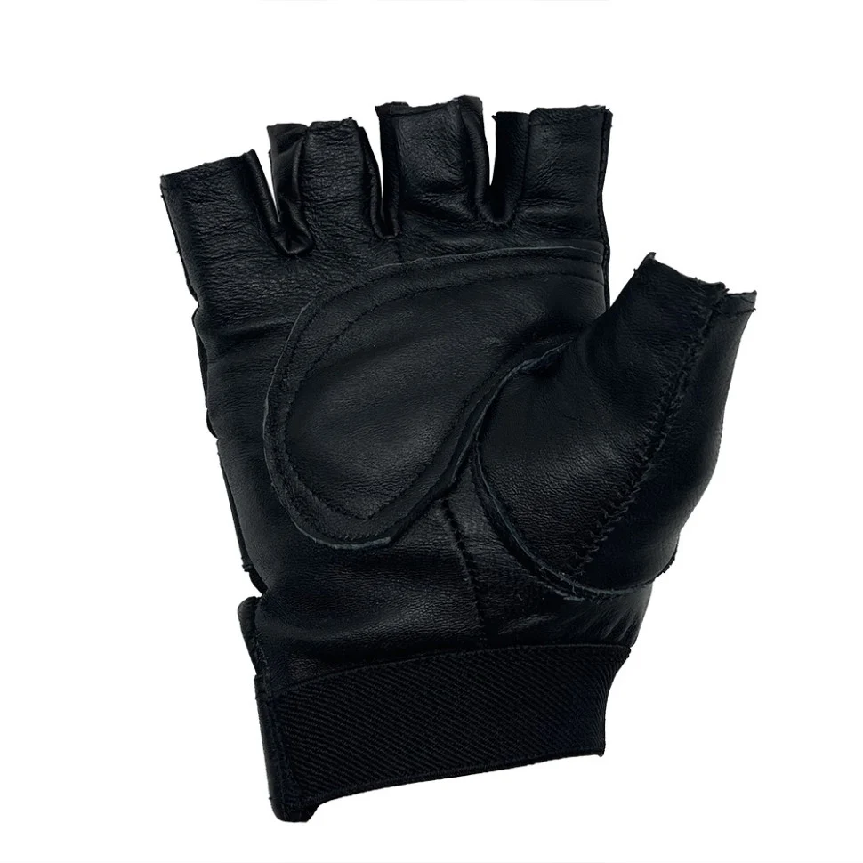 Перчатки для важкої атлетики Newt Gym NE-LG-32 шкіра чорні M