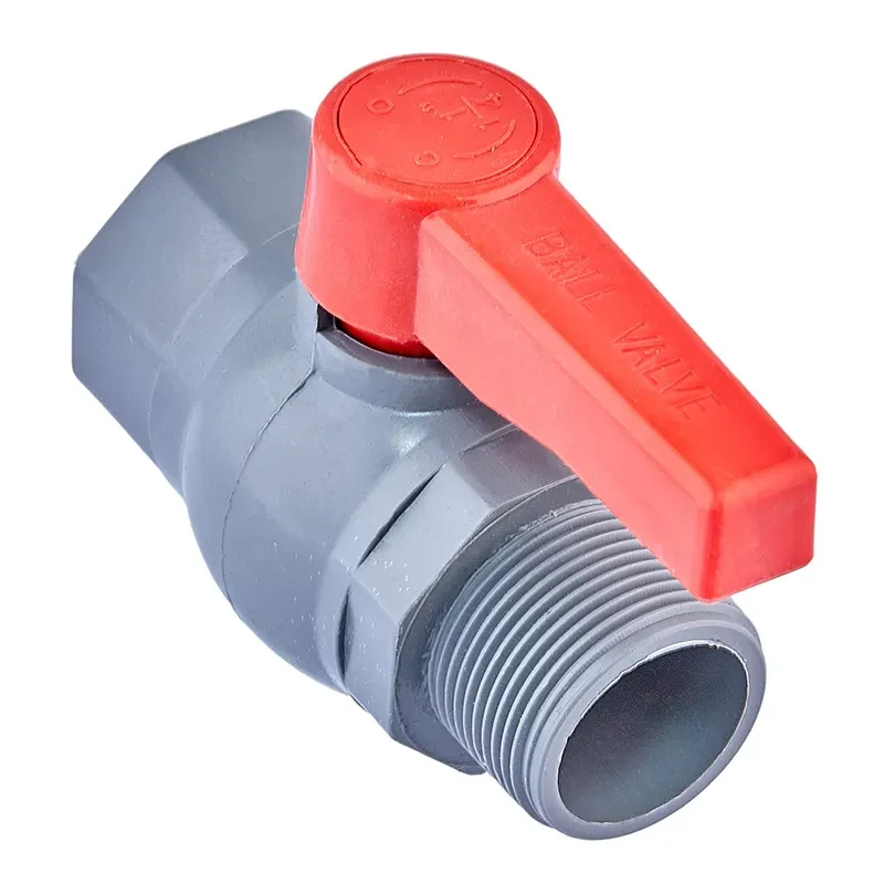 Кран кульовий 1/4" FM PVC Plamix PVM-1 для водопроводу