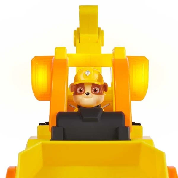 Бульдозер-трансформер ігровий набір Кремеза Rubble 38х19х14 см пластик жовто-чорний