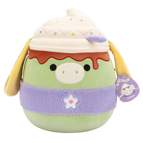 М'яка іграшка Squishmallows Віслючок Джуніпер 30 см Плюш Різнобарвний