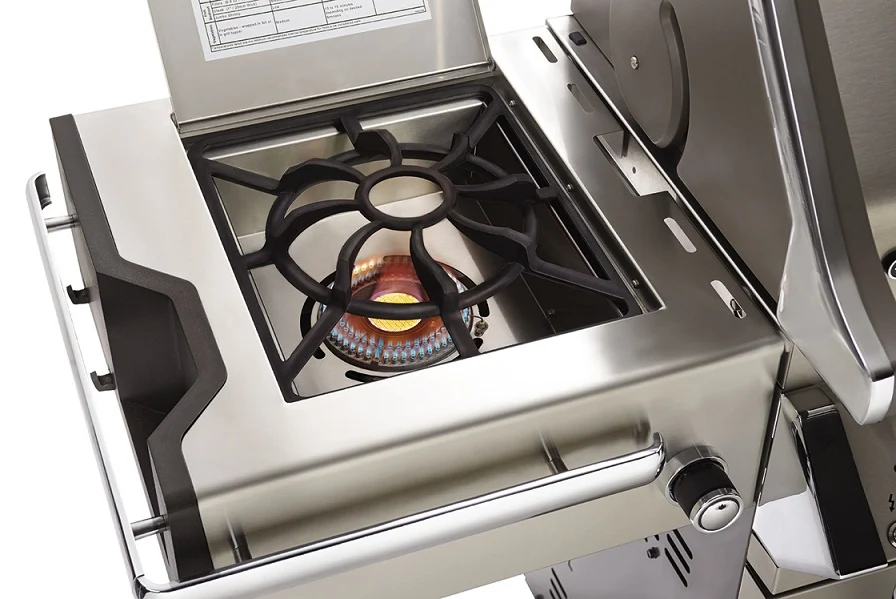 Газовий гриль Napoleon Prestige PRO 825 RSBI з бічним пальником Sizzle Zone нержавіюча сталь 239х130х64 см