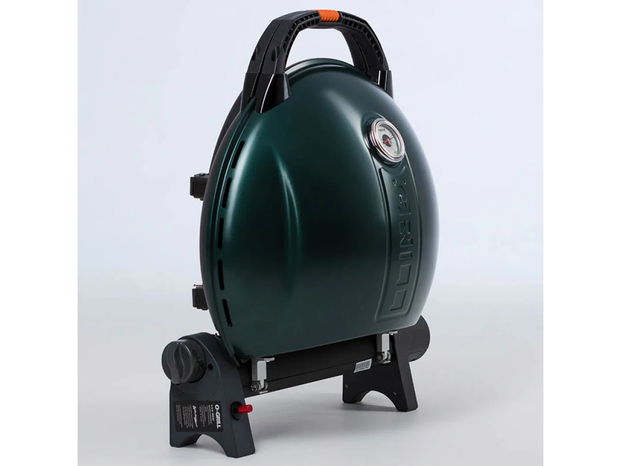 Портативний газовий гриль O-GRILL 900 58,5х27,6х56,7 см металевий зелений