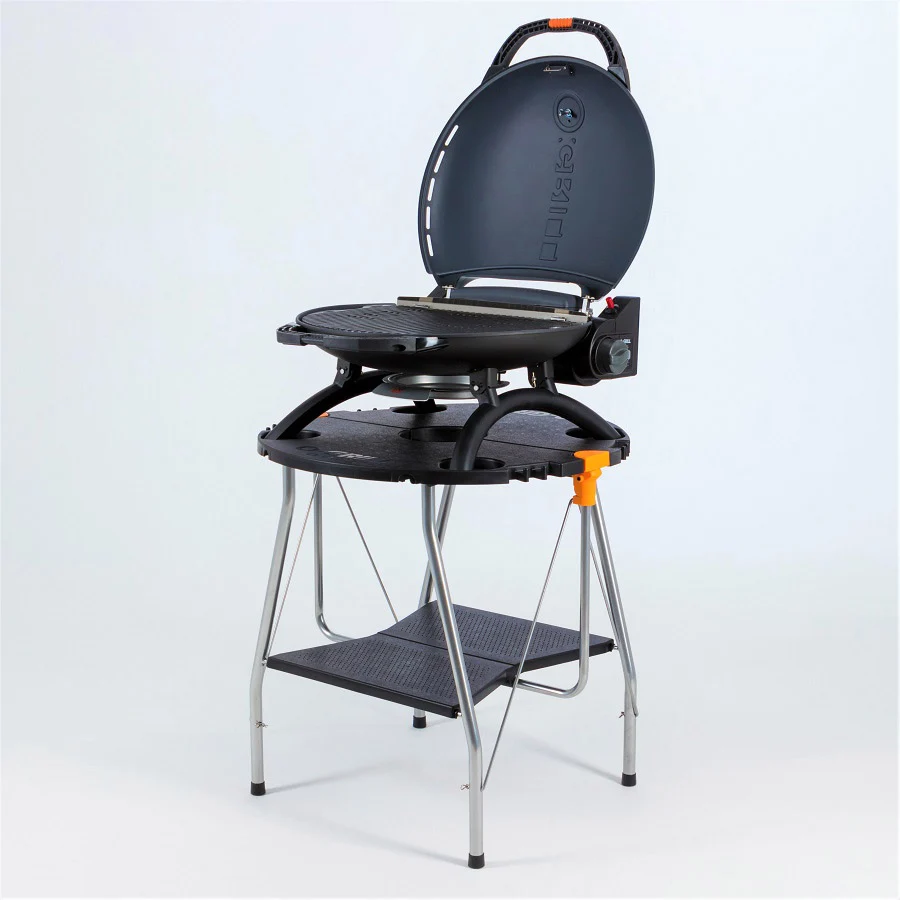 Портативний газовий гриль O-GRILL 900 58,5х27,6х56,7 см металевий зелений