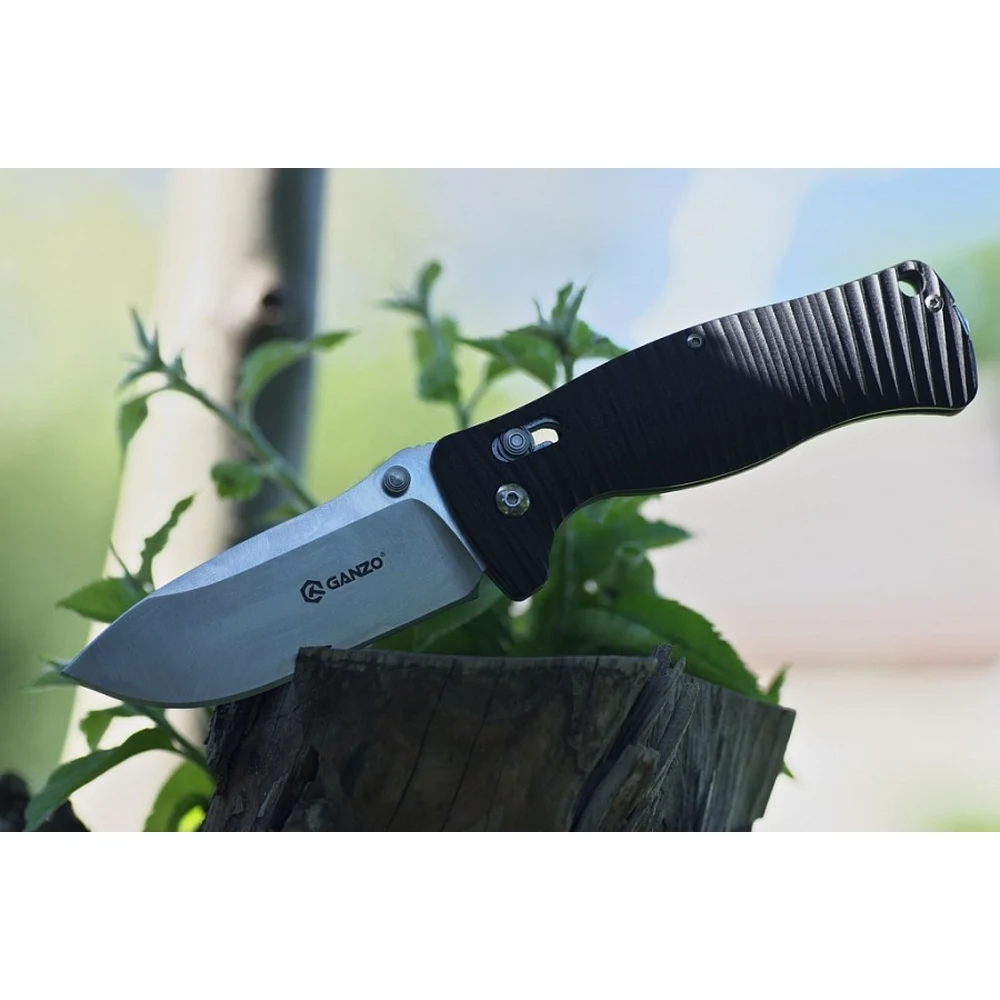 Лезо для ножа Ganzo G720 Drop Point 90x4 мм нержавіюча сталь 440C