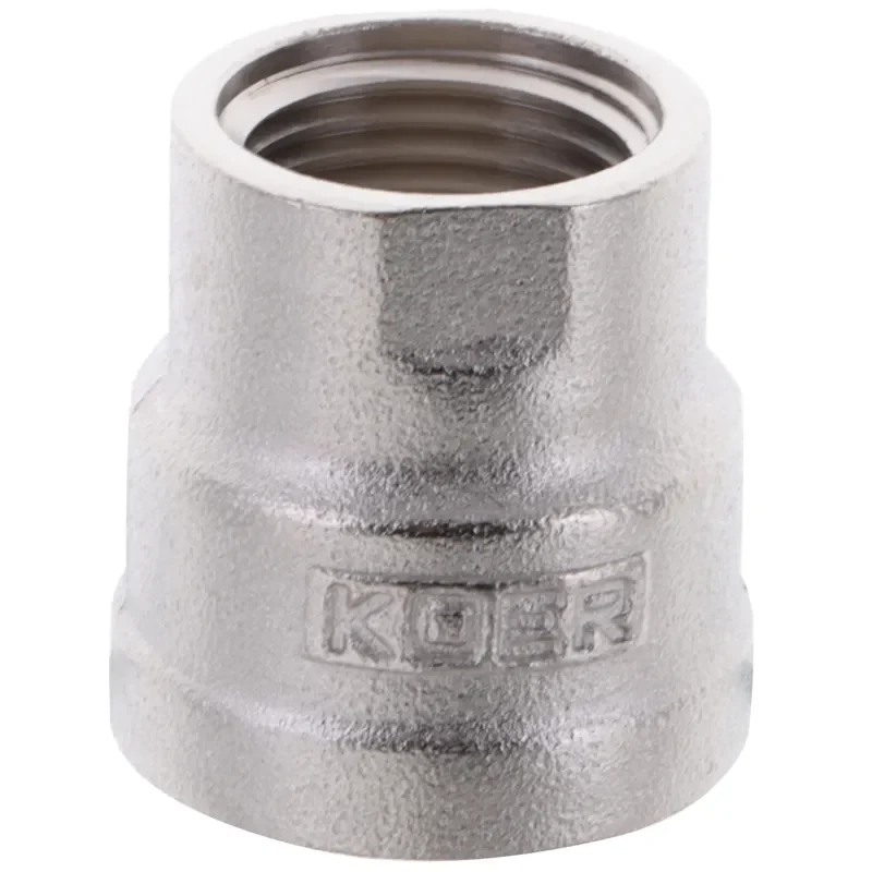 Муфта редукційна 1/2"x3/4" латунна внутрішня-зовнішня різьба Koer KF.C0608