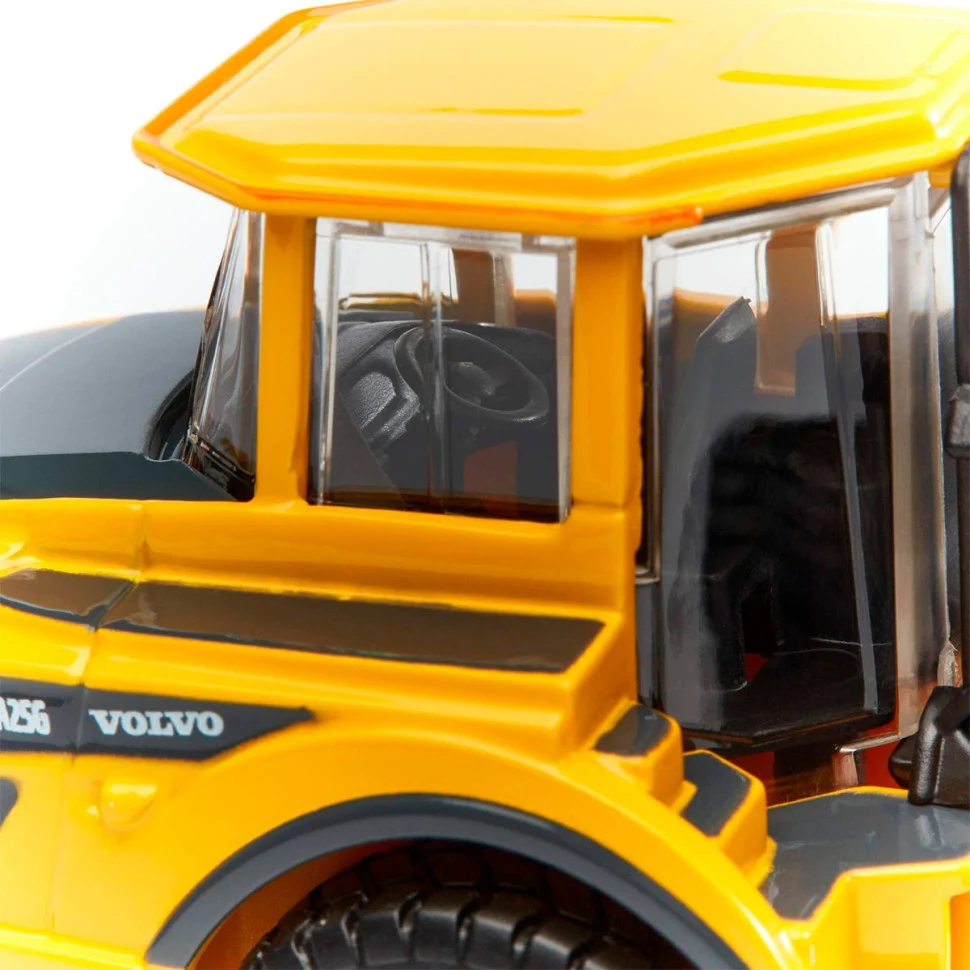 Автомодель Самосвал Volvo A25G 1:50 метал і пластик жовтий і чорний