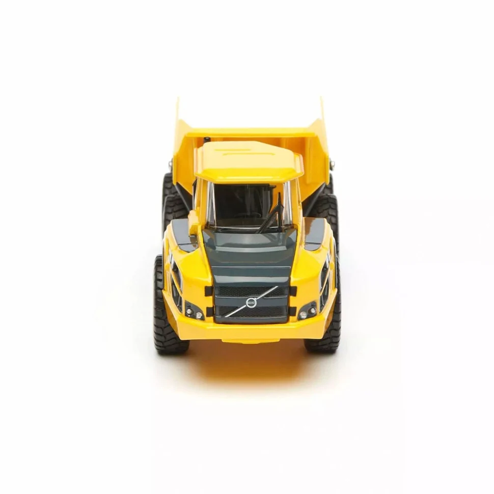 Автомодель Самосвал Volvo A25G 1:50 метал і пластик жовтий і чорний