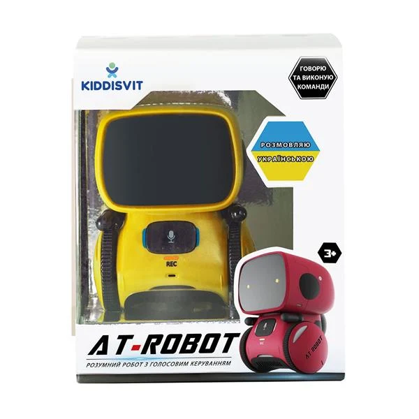 Інтерактивний робот AT-Robot з голосовим управлінням пластик жовтий