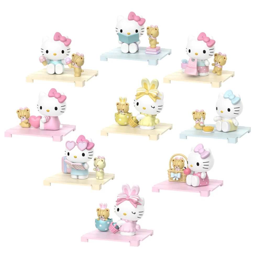 Фігурка-сюрприз Hello Kitty 23WH-002 6 см пластикова пастельна для дівчаток
