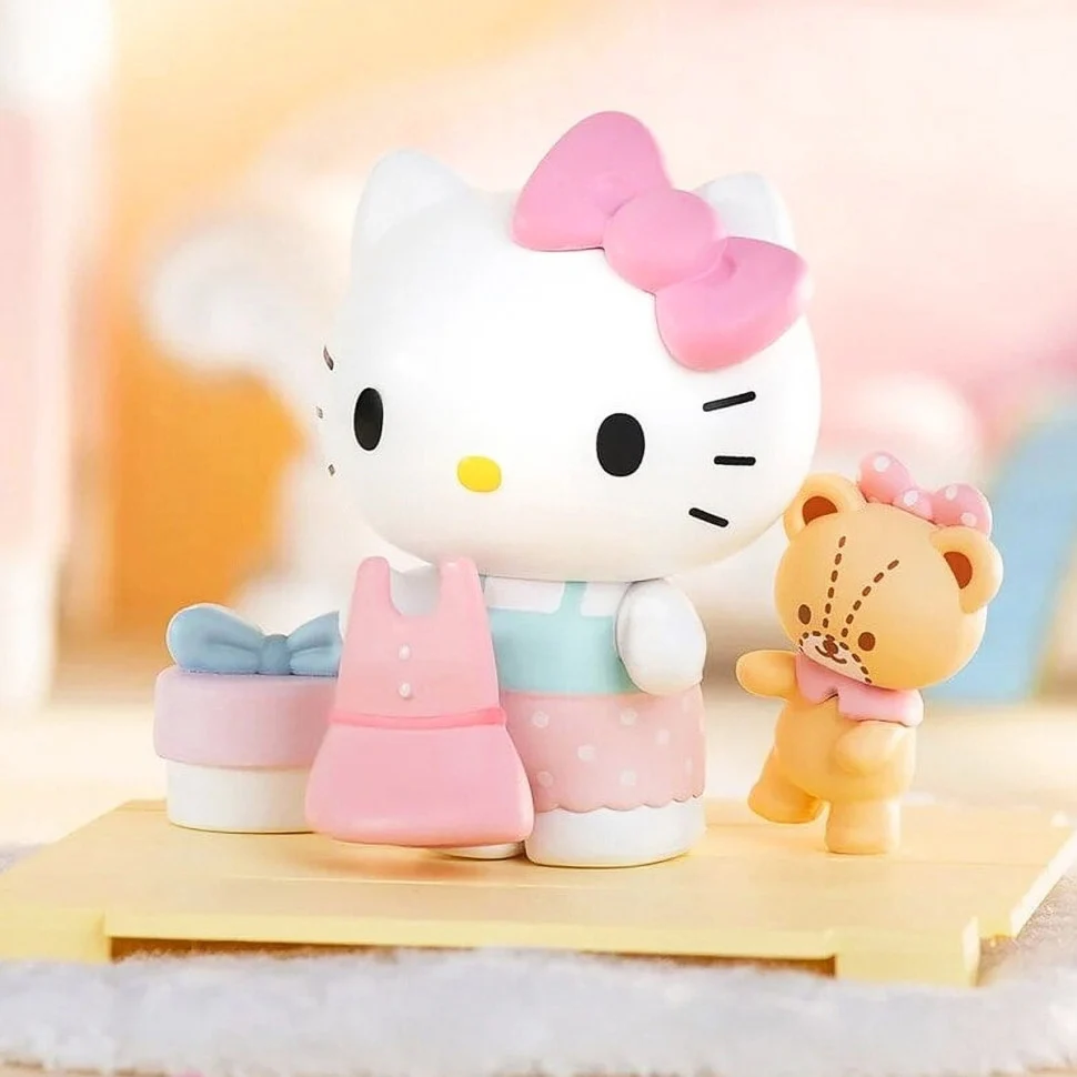 Фігурка-сюрприз Hello Kitty 23WH-002 6 см пластикова пастельна для дівчаток