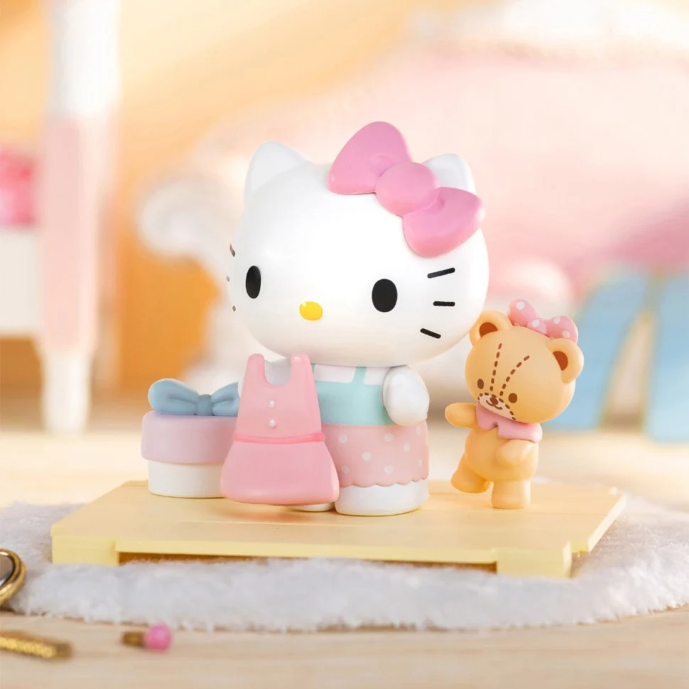 Фігурка-сюрприз Hello Kitty 23WH-002 6 см пластикова пастельна для дівчаток
