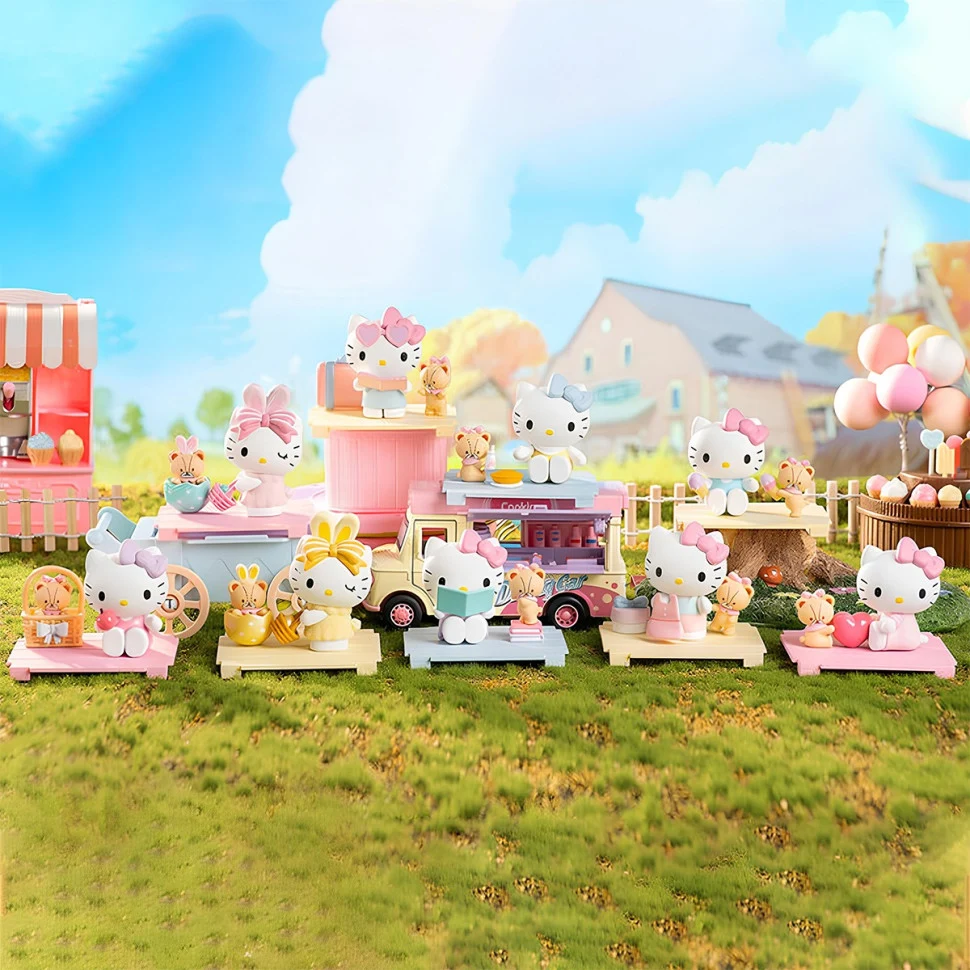 Фігурка-сюрприз Hello Kitty 23WH-002 6 см пластикова пастельна для дівчаток