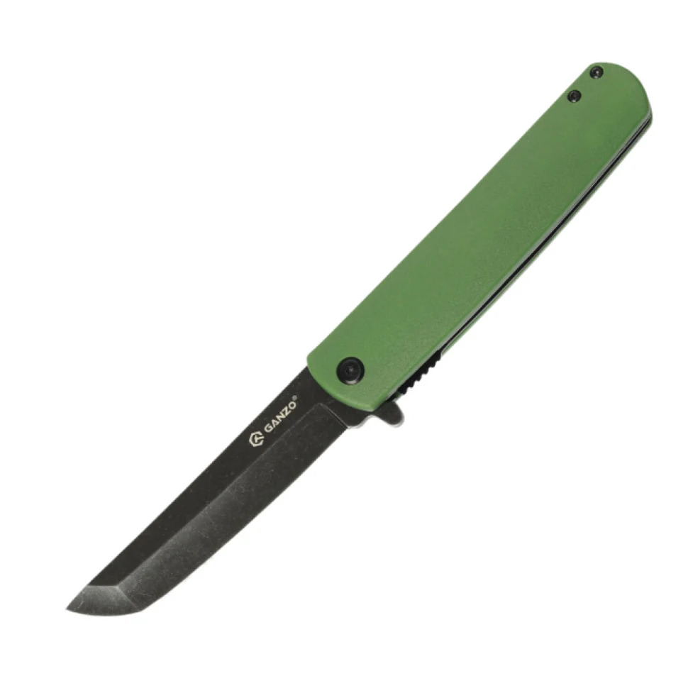 Складаний ніж Ganzo G626-GR Tanto 96 мм 440A зелений ABS-пластик 216 мм