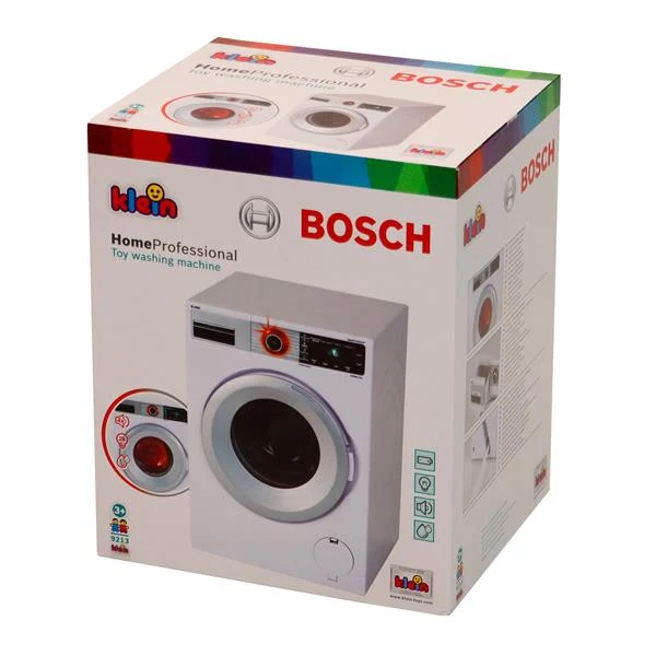 Іграшкова пральна машинка Bosch Klein 9213 обертовий барабан пластикова різнобарвна